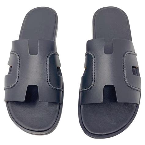 hermes sandal black men|men hermes sandals for sale.